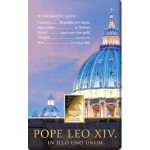 Vatican Pope Leo XIV 1/1000 Oz 999 Gold Coin Bar Liberia 12 dollars GOLD AND SILVER BULLION