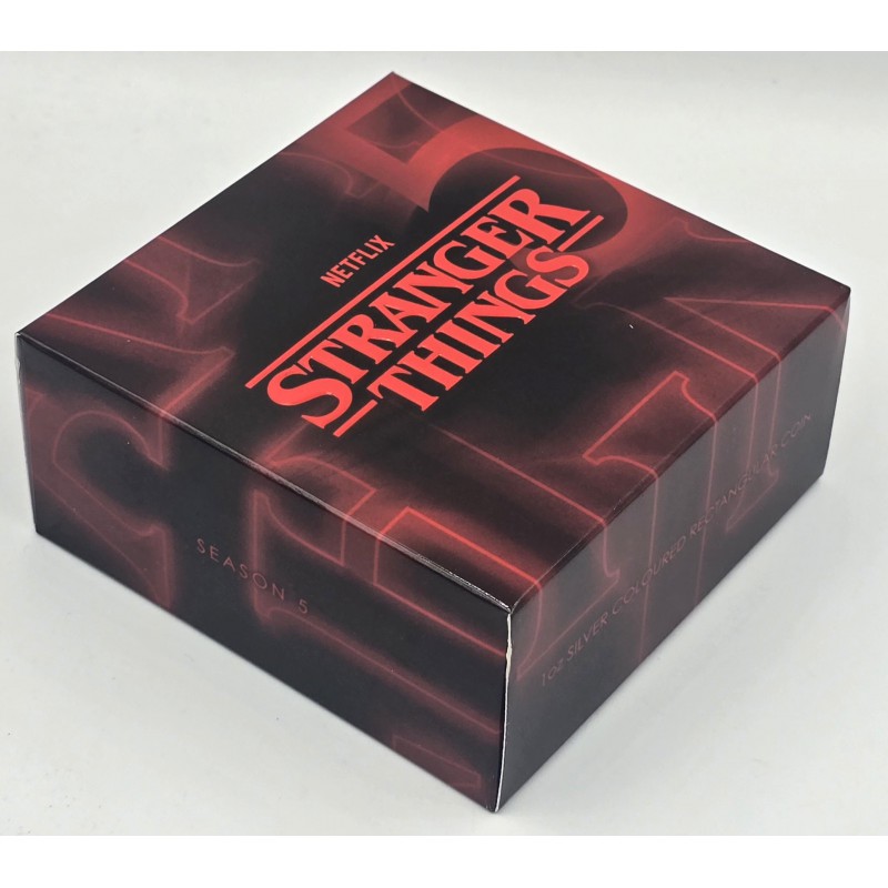 Stranger Things 2026 Season 5 Silver 1oz Coin Bar GOLD AND SILVER BULLION