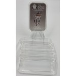 Rectangular Coin Capsules 29 x 50mm for 1 oz ROYAL MINT silver bar 5 PIECES GOLD AND SILVER BULLION
