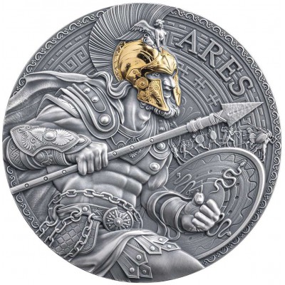 ARES 2024 Great Greek Mythology 2 Oz Silver Coin