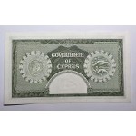 CYPRUS 5 POUNDS BANKNOTE 1955 QEII AU CONDITION RARE P36a WORLD BANKNOTES