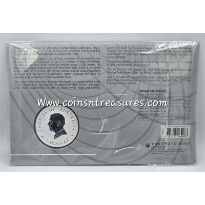 Australian Wedge Tailed Eagle 2026 1oz Silver Coin in Card