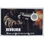 Revolver 2026 Liberia 1/1000 oz Platinum Coin in Card GOLD AND SILVER BULLION