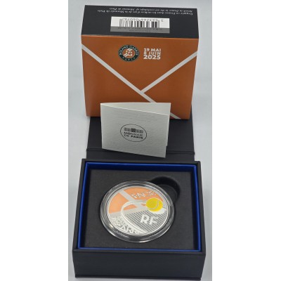 France 2025 Roland Garros Tournament Silver Proof coin