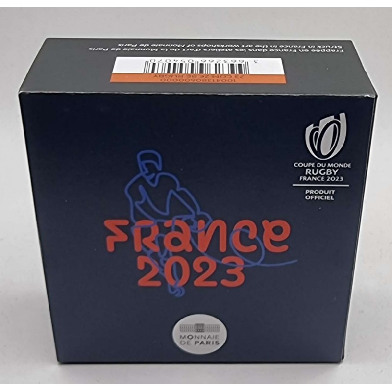 FRANCE 2023 2 Euro coin Rugby World Cup Proof BE in box with coa WORLD COINS