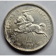 LITHUANIA 1925 SILVER COIN 5 Penki Litai unc