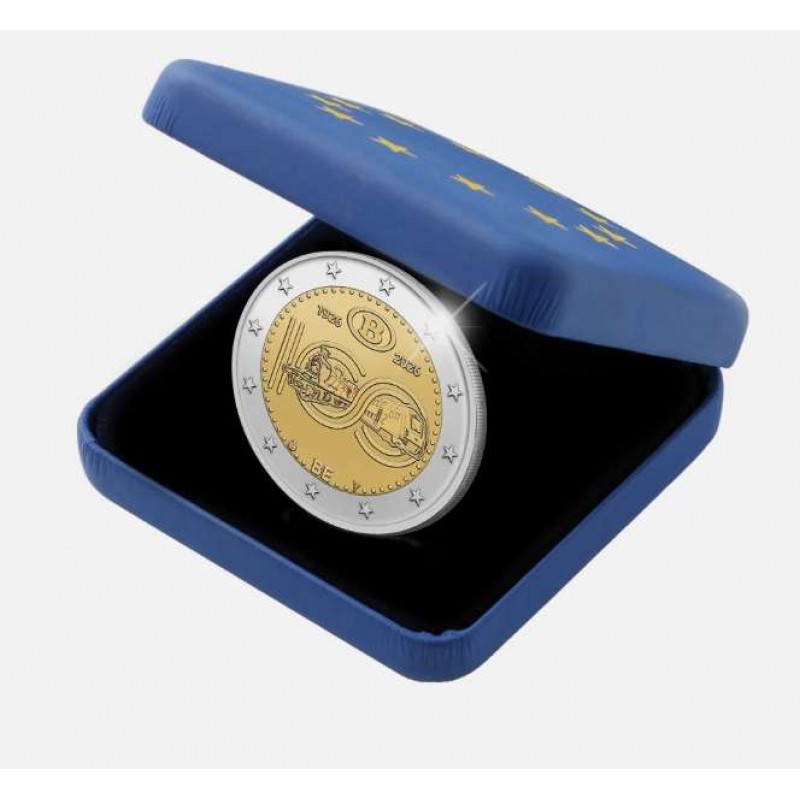 Belgium 2026 National Railway 2 Euro Proof Coin WORLD COINS