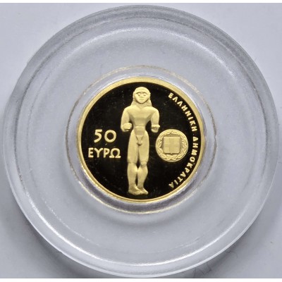 Greece 50 Euro Gold coin 2024 TEMPLE OF APOLLO EPIKOURIOS
