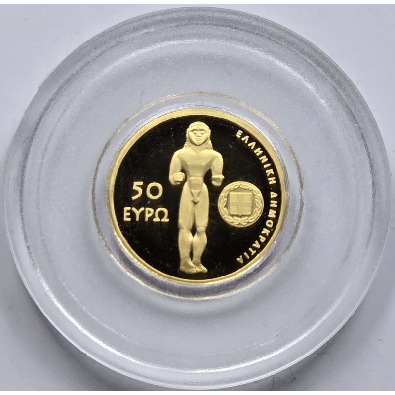 Greece 50 Euro Gold coin 2024 TEMPLE OF APOLLO EPIKOURIOS WORLD COINS