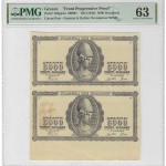 GREECE 5000 Drachmai 1943 PMG 63 Proof Specimen p 122pp1a WORLD BANKNOTES