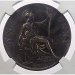GREAT BRITAIN UK 1896 PENNY COIN NGC MS 62 QUEEN VICTORIA WORLD COINS