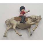 LEAD BRITISH HORSEMAN SOLDIER VINTAGE TOY ANTIQUES & OTHER COLLECTIBLES