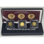US Dollar Gold 3 Coin Set collection 1/1000 Gold .999 GOLD AND SILVER BULLION