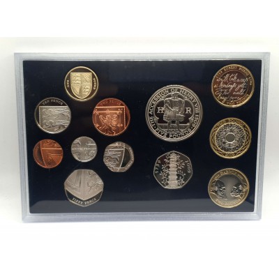 UK GREAT BRITAIN 2009 PROOF BU Coin Set KEW GARDENS 50p