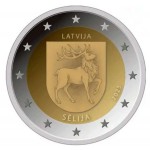 Latvia 2025 Selija commemorative 2 euro coin BU in capsule WORLD COINS