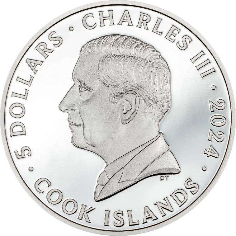 KILLERS Iron Maiden 1 Oz Silver Coin 5$ Cook Islands 2024 GOLD AND SILVER BULLION