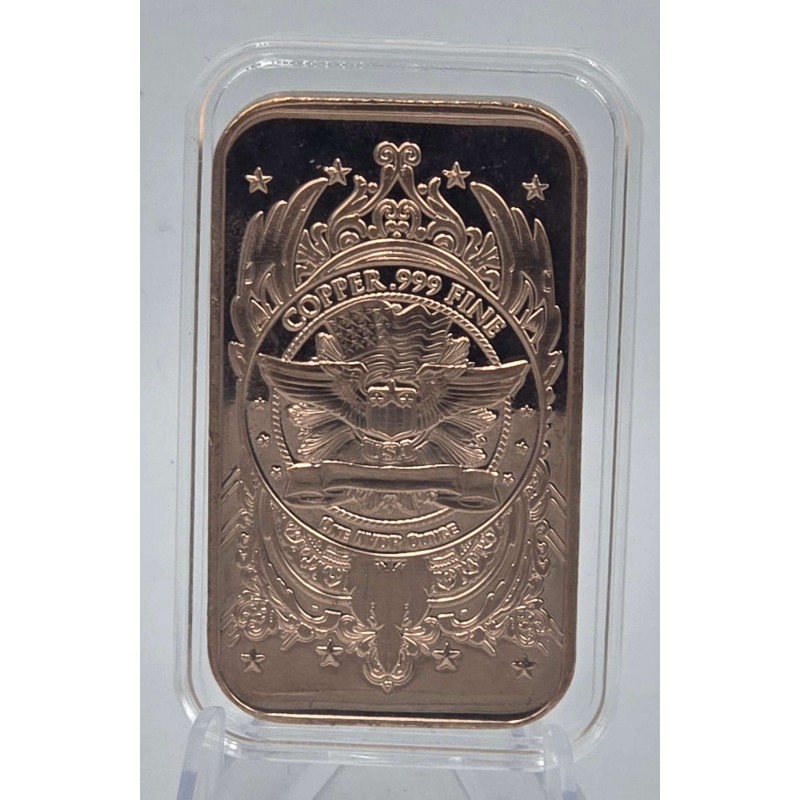 1 oz Morgan Dollar 999 Fine Copper Bar GOLD AND SILVER BULLION