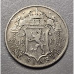 CYPRUS 9 PIASTRE SILVER COIN QUEEN VICTORIA 1901 WORLD COINS