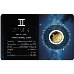 ZODIAC SIGNS GEMINI 1/1000 Oz Gold Coin GOLD AND SILVER BULLION