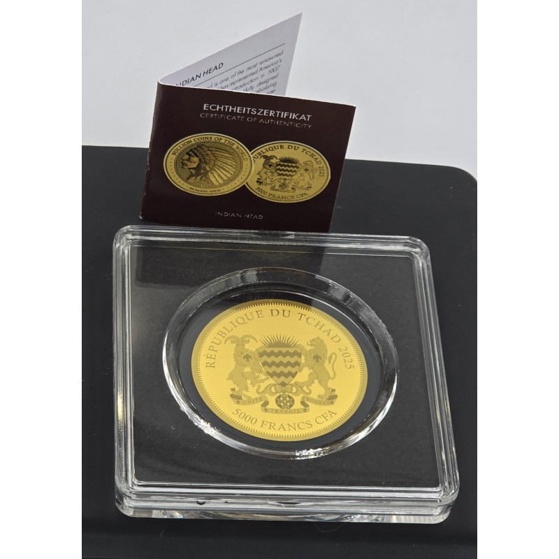 Indian head bullion 1/200 Oz .999 Gold Coin 2025 GOLD AND SILVER BULLION