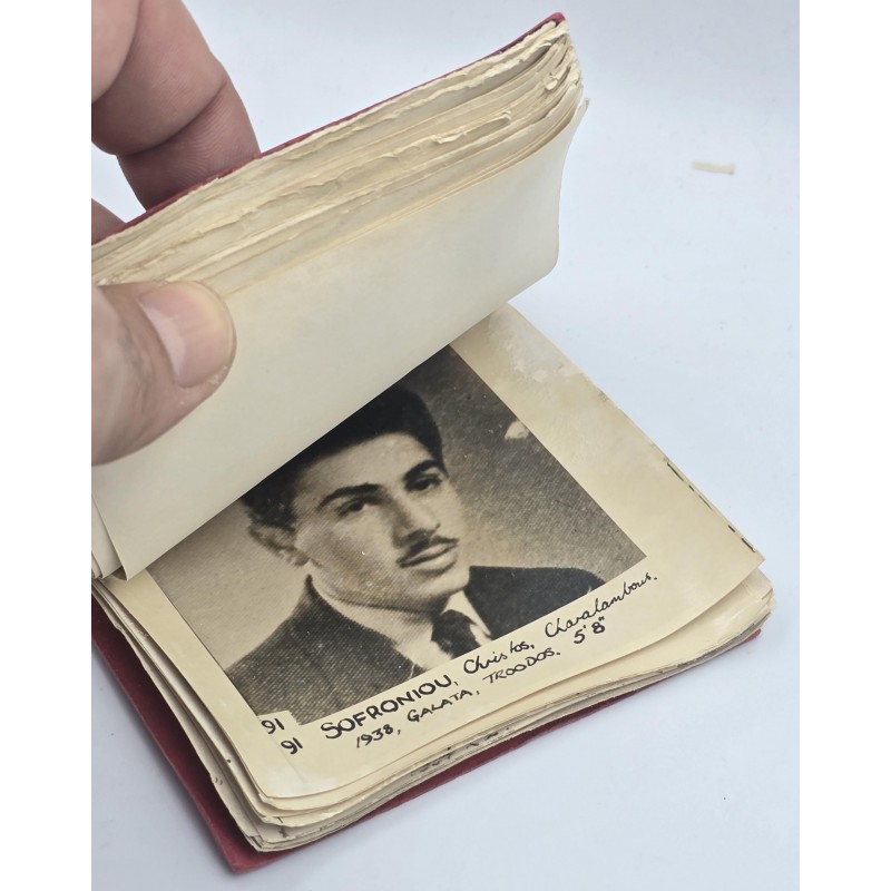 WANTED MEN OF CYPRUS 1958 EOKA FIGHTERS POCKET BOOKLET ANTIQUES & OTHER COLLECTIBLES
