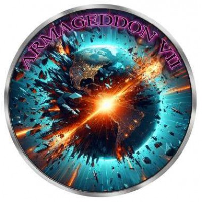 GRIM REAPER Armageddon VII 1 oz Silver Coin Canada 2024 Box + Coa