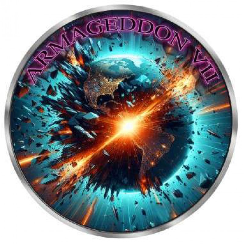 GRIM REAPER Armageddon VII 1 oz Silver Coin Canada 2024 Box + Coa GOLD AND SILVER BULLION