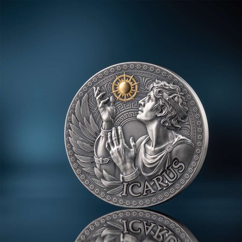 Icarus Greek Mythology 1 Oz Silver Coin Cameroon 2025 GOLD AND SILVER BULLION