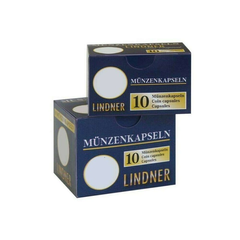 Lindner Coin capsules Ø 23 mm Pack of 10 For Gold sovereign coin ACCESSORIES & SUPPLIES