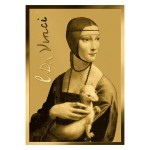 Da Vinci Lady with an Ermine 1/1000 Oz Gold Coin 3000 Francs Chad 2024 GOLD AND SILVER BULLION