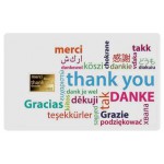 THANK YOU 1/1000 Oz .999 Gold Coin 3000 Francs Chad 2025 GOLD AND SILVER BULLION