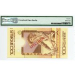 AFRICA SEYCHELLES 1980 100 RUPEES SPECIMEN P27s PMG 66EPQ LION FISH WORLD BANKNOTES
