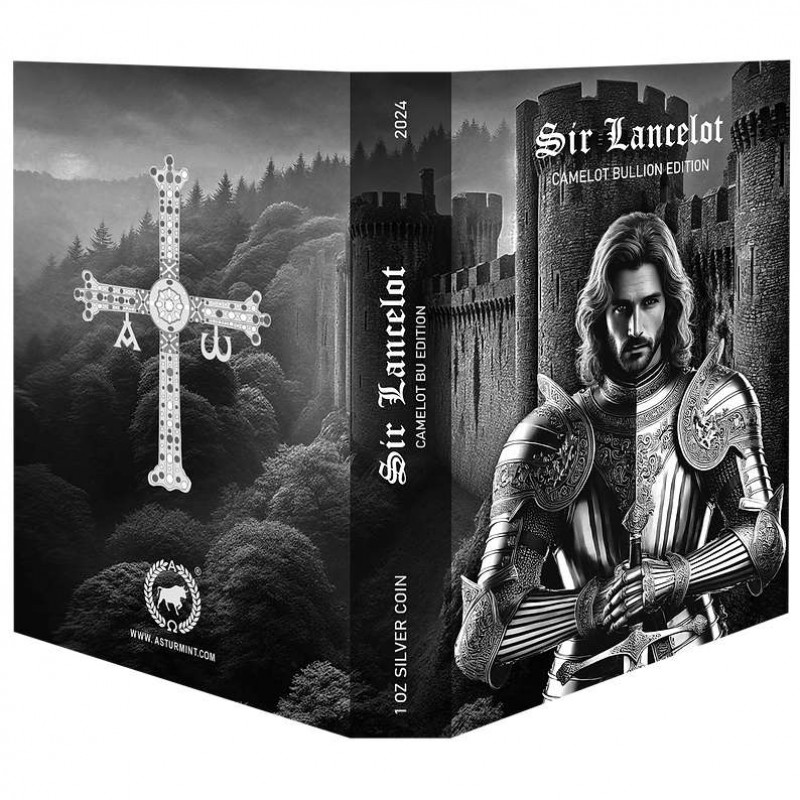 SIR LANCELOT Camelot Special Edition 1 Oz Silver Coin Niue 2024 GOLD AND SILVER BULLION