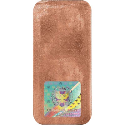 Germania Mint - 1kg Cu 999.9 pure copper Cast Bar