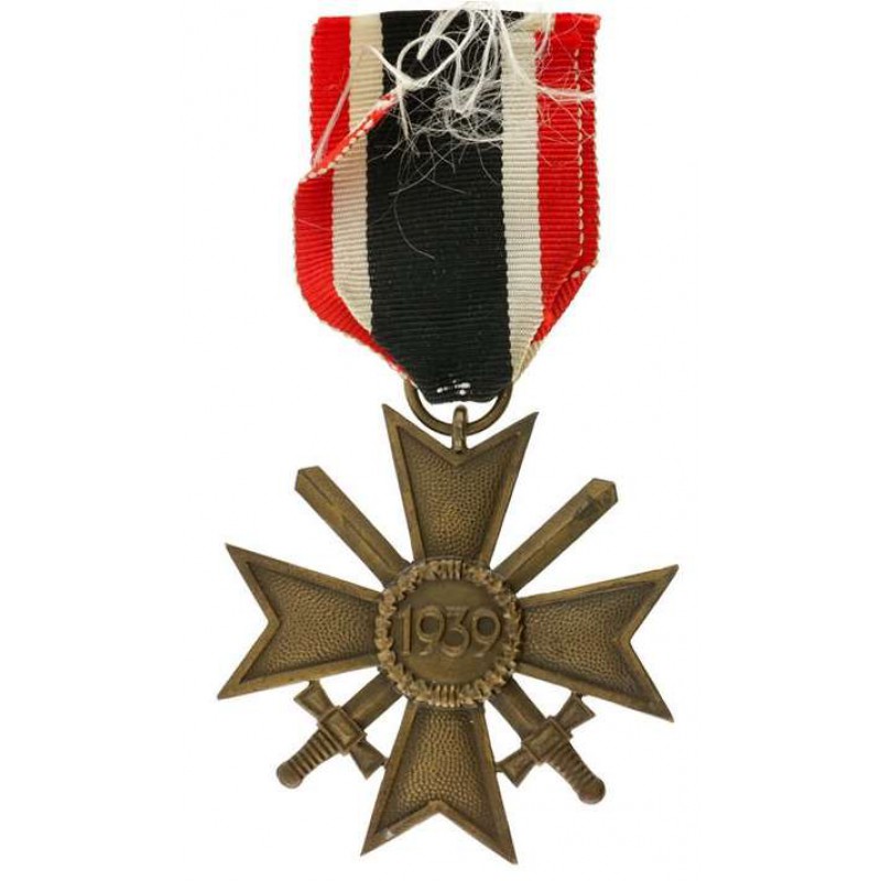 Germany Third Reich 1939 WWII military Battle merit cross medal second class With Ribbon ANTIQUES & OTHER COLLECTIBLES