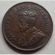CYPRUS 1 PIASTRE 1931 COIN OF KGV RARE KEY DATE VF