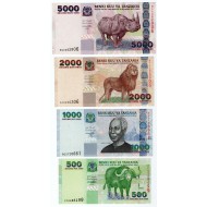 AFRICA TANZANIA SET 2003 - 2006 UNC BANKNOTES