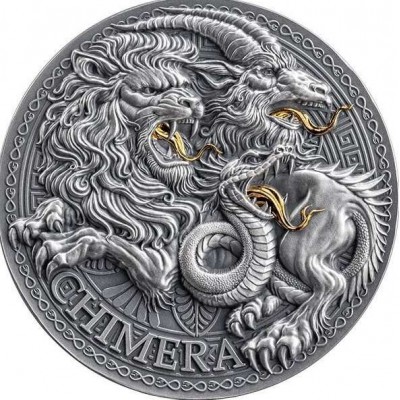 Chimera Greek Mythology 1 Oz Silver Coin Cameroon 2025