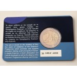 CYPRUS 2022 2 EURO UNC BU IN COIN CARD ERASMUS WORLD COINS