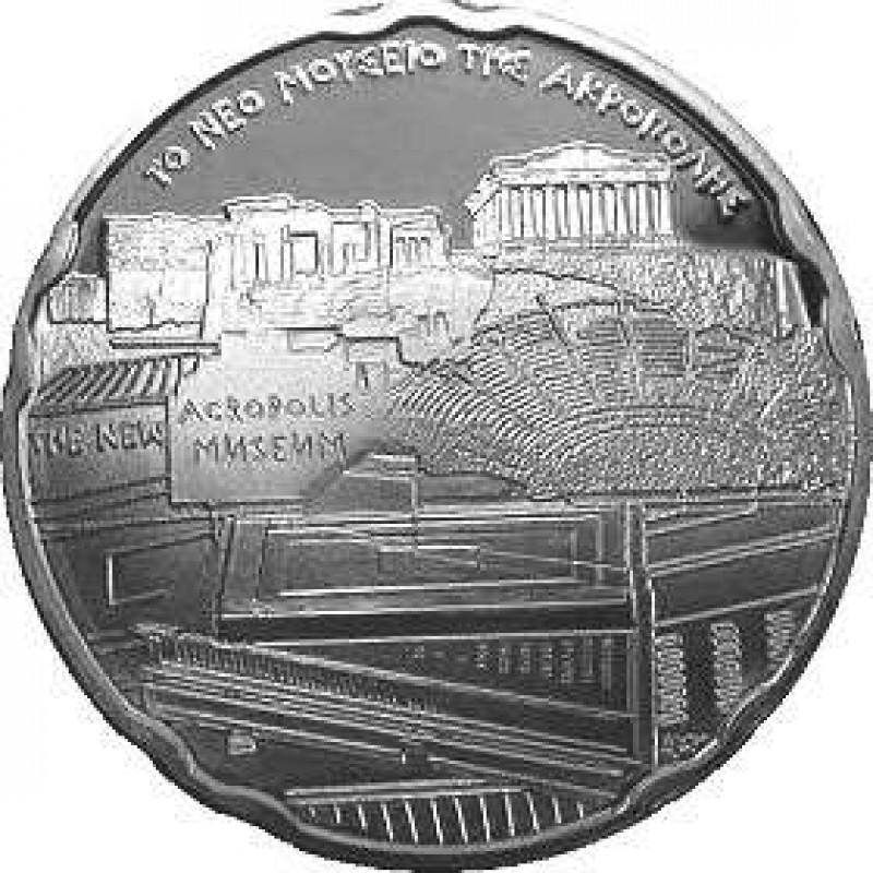GREECE 2008 COMPLETE YEAR EURO SET + 5 EURO SILVER .925 OFFICIAL COIN BLISTER ACROPOLIS MUSEUM WORLD COINS