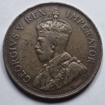 CYPRUS 1 PIASTRE 1922 COIN OF KGV RARE IN VF WORLD COINS