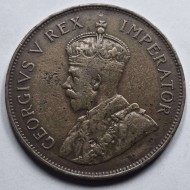 CYPRUS 1 PIASTRE 1922 COIN OF KGV RARE IN VF