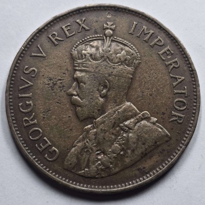 CYPRUS 1 PIASTRE 1922 COIN OF KGV RARE IN VF