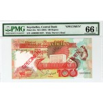 AFRICA SEYCHELLES 1989 100 RUPEES SPECIMEN P35s PMG 66EPQ WORLD BANKNOTES