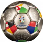 UEFA EURO 2024 3 OZ SILVER SPHERICAL COIN – SOLOMON ISLANDS 