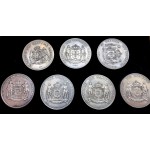 The Kings of Modern Greece 7 silver 999 coin medals Collection WORLD COINS