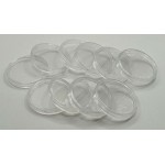 Generic round Coin capsules for coins Ø 30 mm - Pack of 10 ACCESSORIES & SUPPLIES