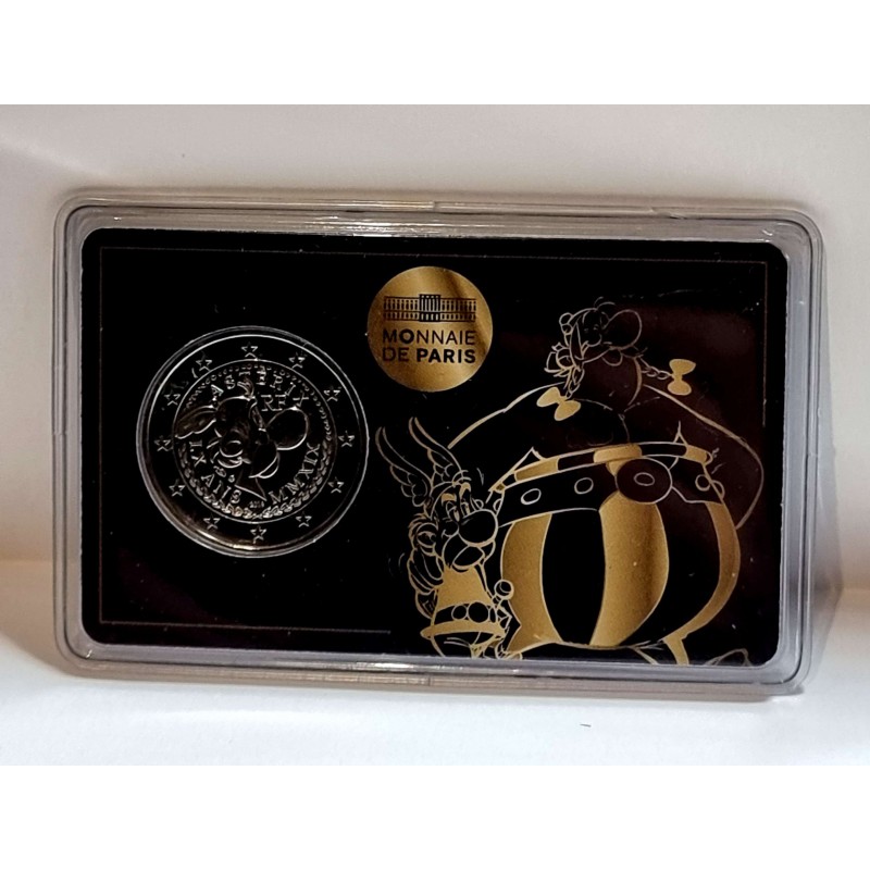 FRANCE 2 euro 2019 ASTERIX OBELIX INTERFIX Commemorative SET in official Coin cards WORLD COINS