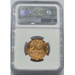 Ethiopia Haile Selassie I 25 Santeem 1944 coin NGC MS65 RD WORLD COINS