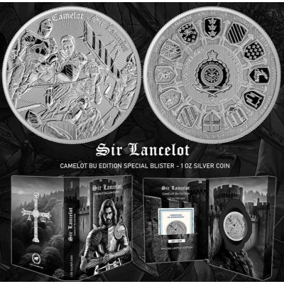 SIR LANCELOT Camelot Special Edition 1 Oz Silver Coin Niue 2024